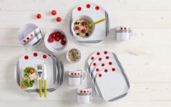 Berger Dots Melamin Geschirr-Set 16-tlg. Grün -Camping Produkte Geschäft 293383 2404276