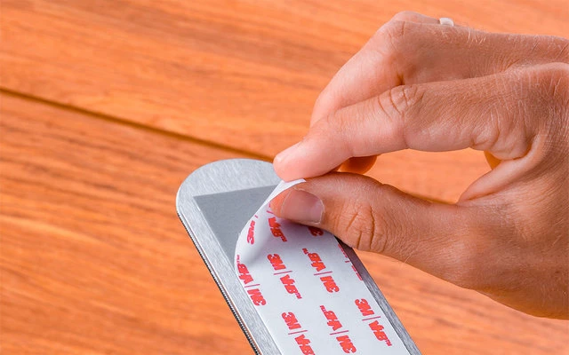 Silwy® Metall-Leiste 25 Cm Mit Ledercoating Weiss 3 Silwy® Metall-Leiste 25 Cm Mit Ledercoating Weiss – Bild 3