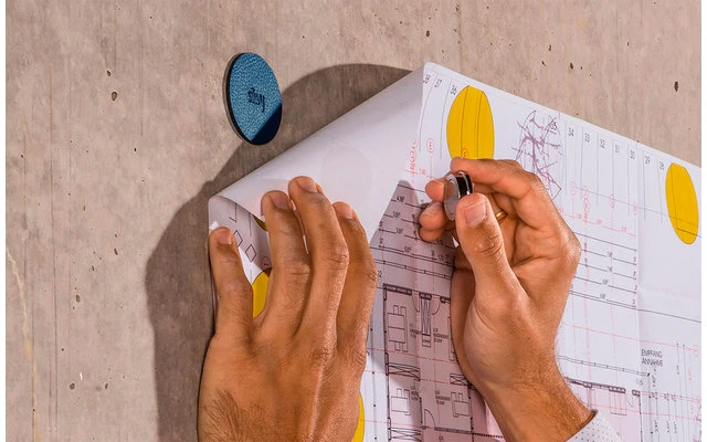 Silwy® Magnet-Pads 6,5 Cm 4er Set Schwarz 6 Silwy® Magnet-Pads 6,5 Cm 4er Set Schwarz – Bild 6