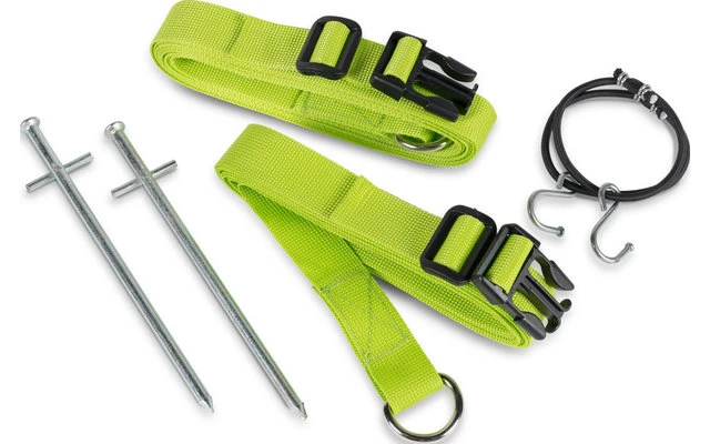 Dometic Kampa Sturmbandset Für Vorzelte 4-tlg. Lime 1 Dometic Kampa Sturmbandset Für Vorzelte 4-tlg. Lime