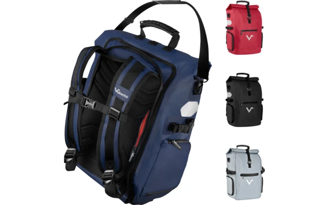 Valkental ValkPro 3-in-1 Fahrradtasche 26 Liter Blau 2 Valkental ValkPro 3-in-1 Fahrradtasche 26 Liter Blau – Bild 2