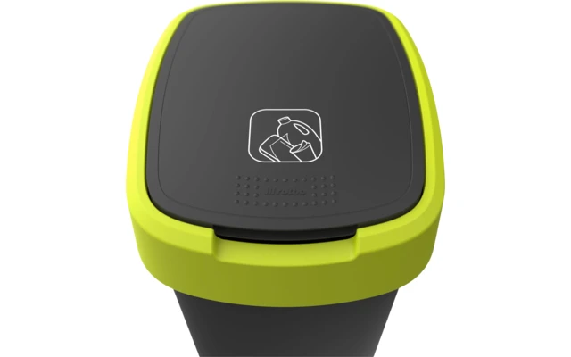 Rotho Twist Abfalleimer Mit Schwing- Und Klappdeckel 10 Liter Horizon Blau 1 Rotho Twist Abfalleimer Mit Schwing- Und Klappdeckel 10 Liter Horizon Blau